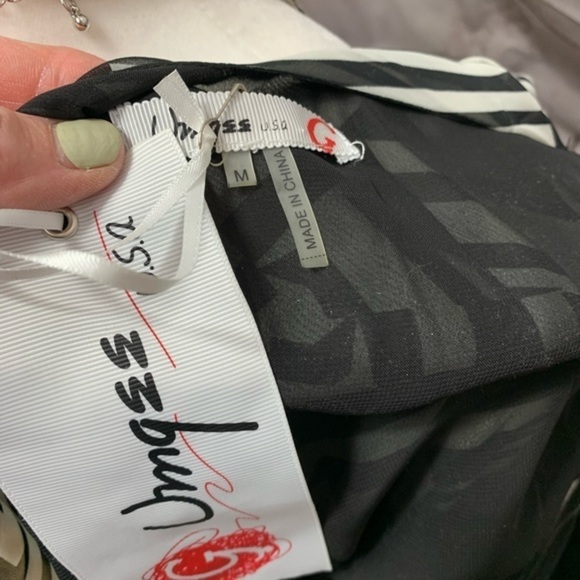 NWT Umgee Diagonal Print Sleeveless Dress - Picture 10 of 11